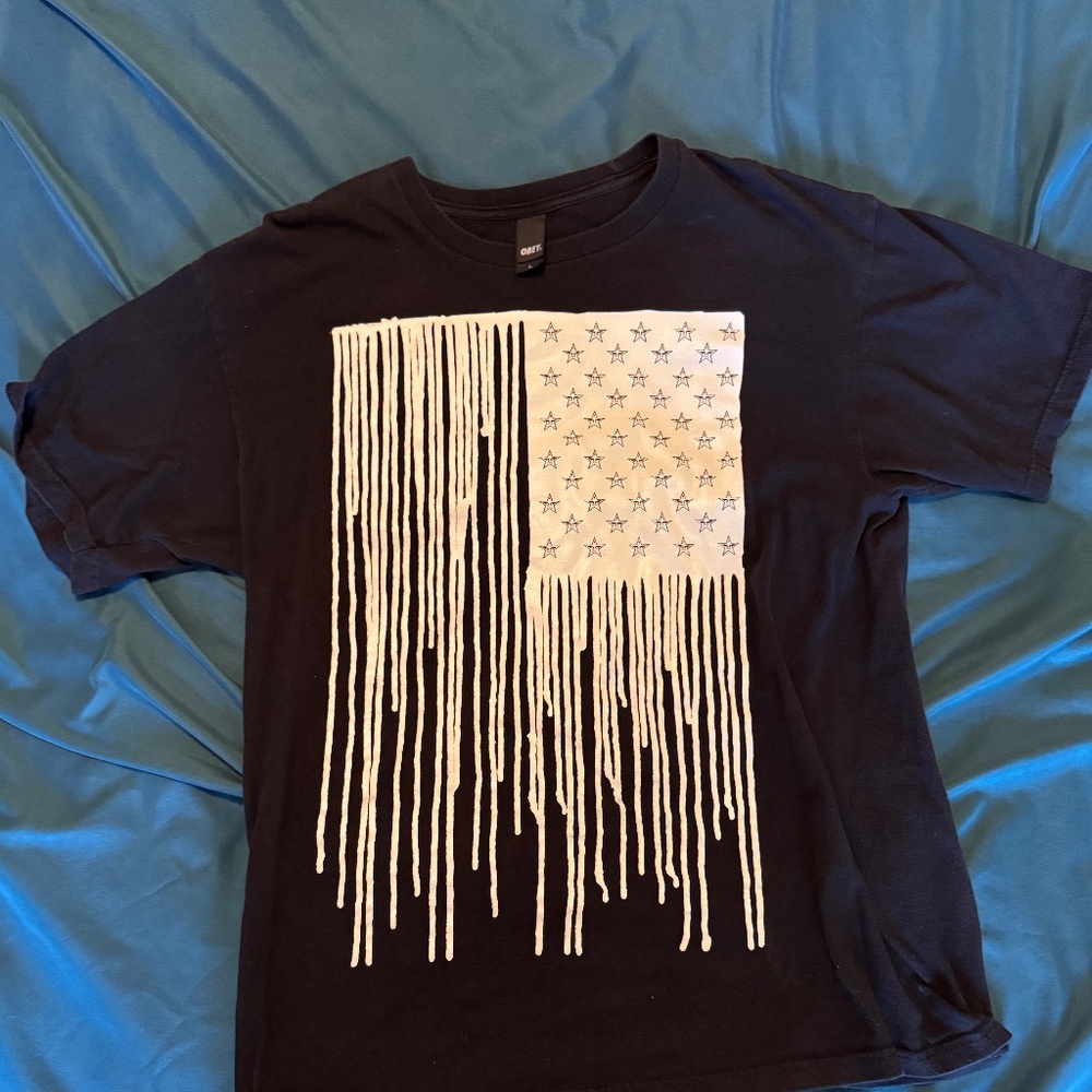 OBEY GLOW IN THE DARK PRINT T SHIRT